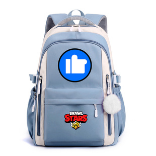 BrawlStars荒野乱斗游戏动漫周边书包小学生初高中二次元双肩背包
