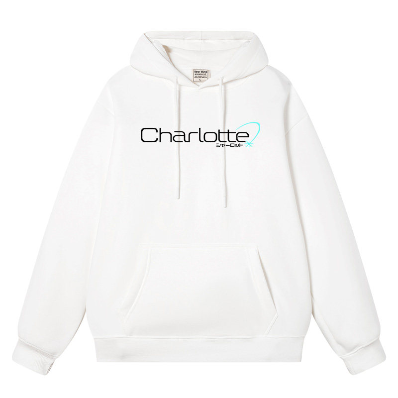 key社Charlotte友利奈绪联名周边秋冬加绒连帽卫衣男女动漫二次元,模玩/动漫/周边/娃圈三坑/桌游,动漫T恤/鞋帽/服装,淘宝优惠券,粉丝福利购,淘宝优惠卷