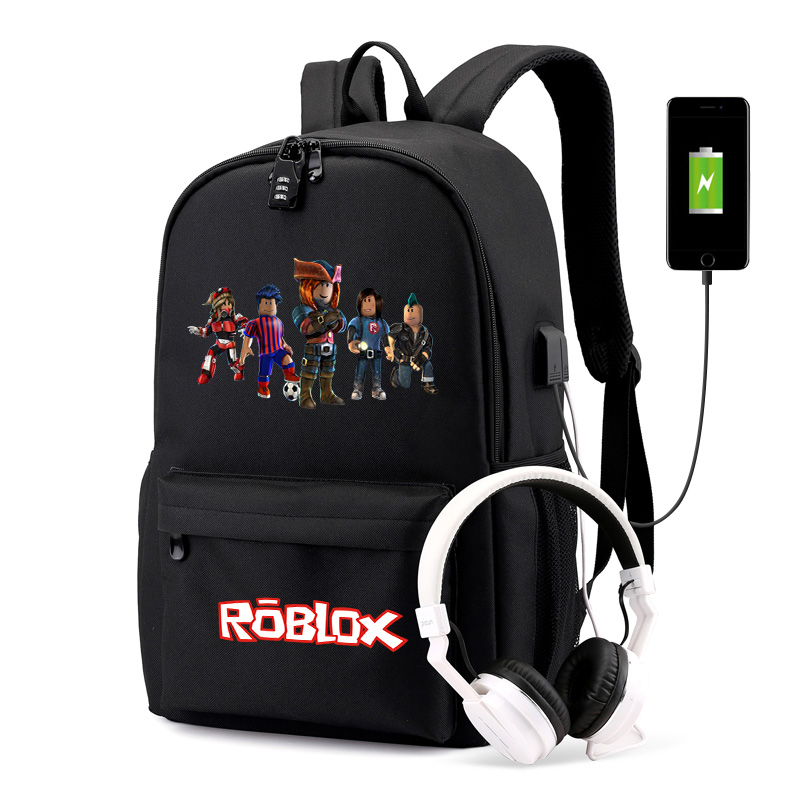 罗布乐思周边书包Roblox学生男女休闲件套双肩背包