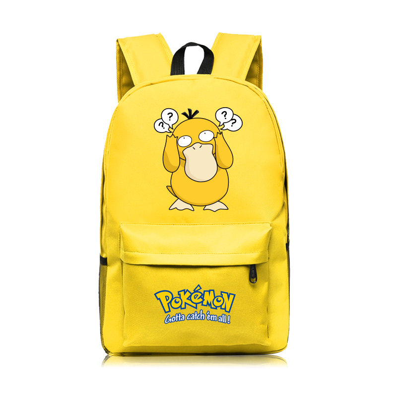 switch周边游戏可达鸭动漫周边双肩背包小孩学生宝双肩包可梦书包