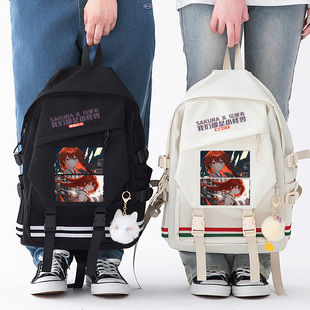 龙族卡塞尔之门游戏周边上杉绘梨衣同人二次元学生双肩包背包书包