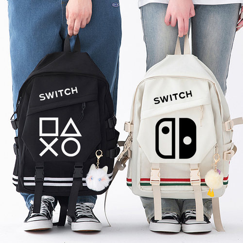 switch周边logo电脑包塞尔达传说ps5双肩背包学生书包游戏机背包