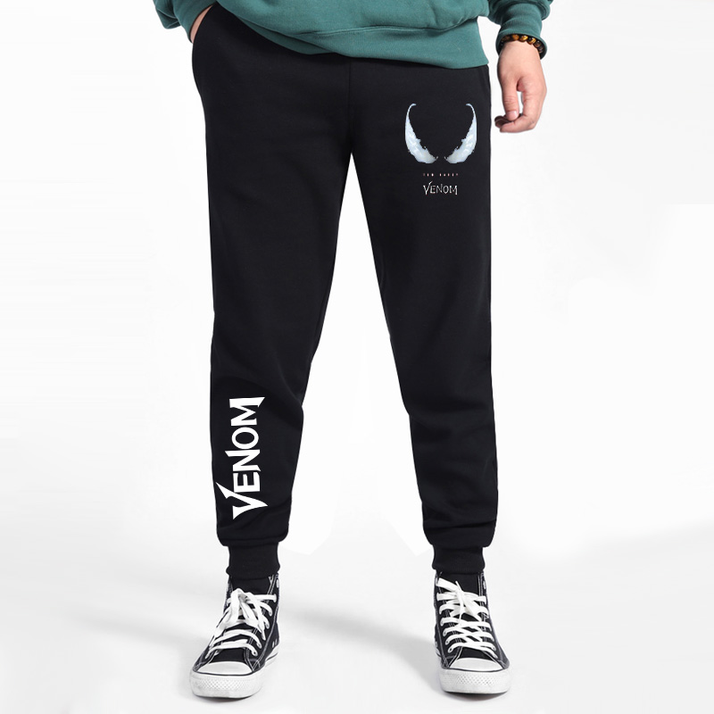 动漫毒液最后一舞漫威周边男装休闲卫裤长裤运动裤加厚加绒裤子