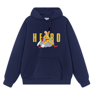 动漫一拳超人联名卫衣饿狼龙卷KING连帽衫衣服冬男女宽松秋冬