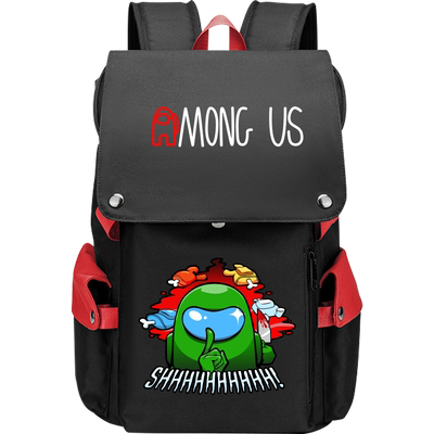 豆小萌在我们之间之中双肩背包steam游戏周边among us双肩包书包