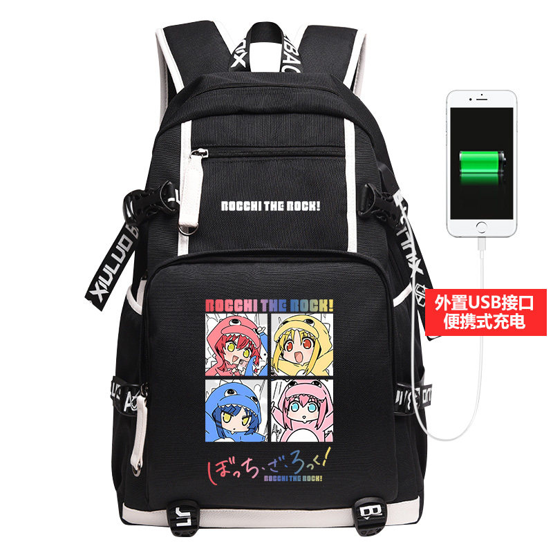 孤独摇滚动漫周边Bocchi酱后藤背包男女学生休闲潮流大容量双肩包,模玩/动漫/周边/娃圈三坑/桌游,动漫背包/钱包/箱包,淘宝优惠券,粉丝福利购,淘宝优惠卷