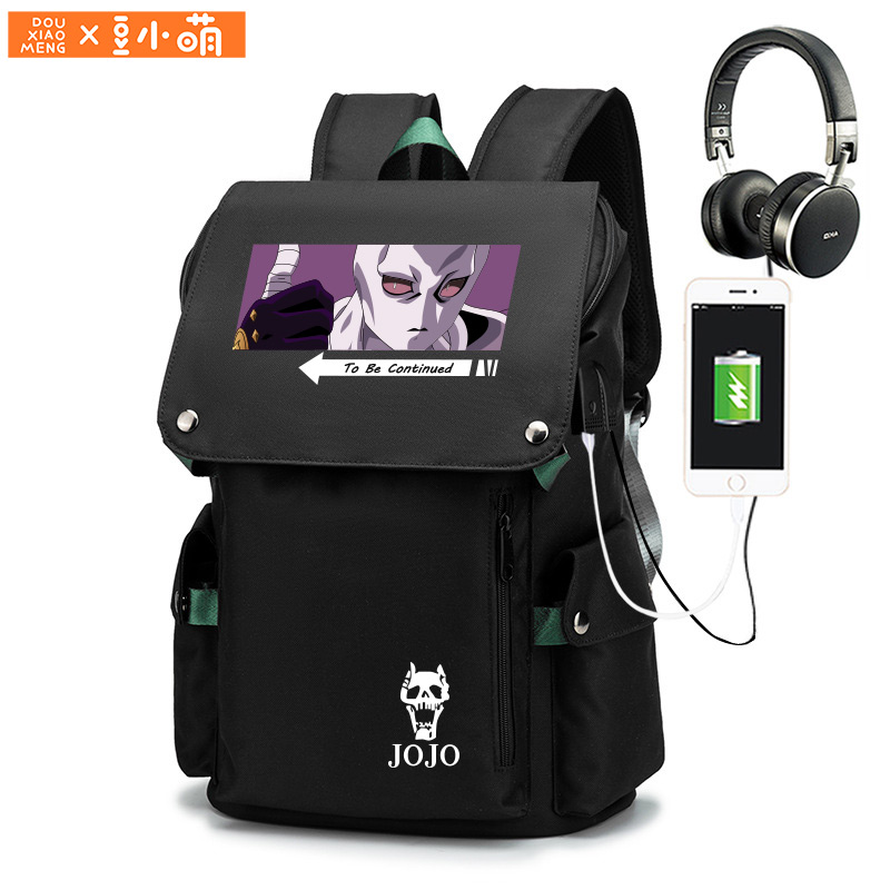 豆小萌jojo的奇妙冒险周边书包吉良吉影动漫二次元初中生双肩包