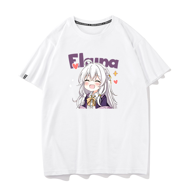 魔女之旅衣服伊蕾娜同款周边二次元夏季新款纯棉短袖T恤情侣半袖