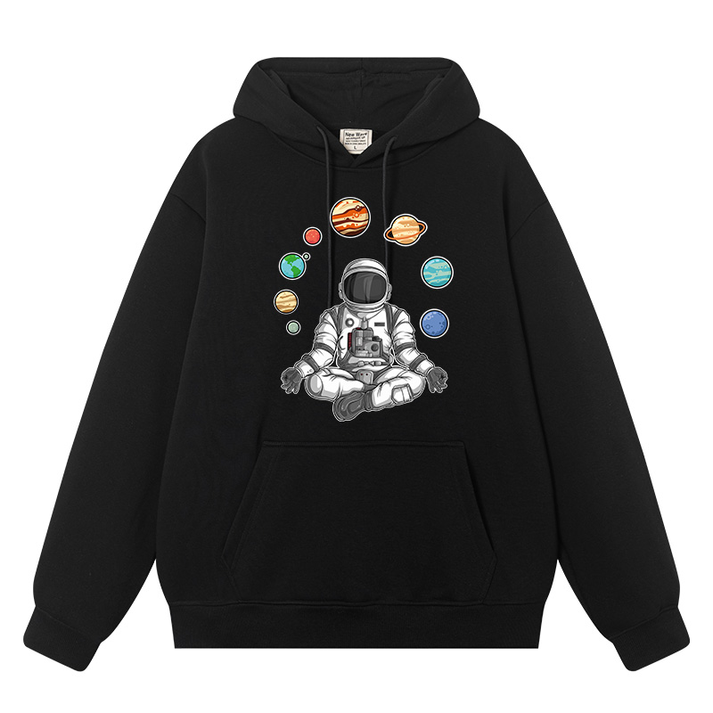 nasa联名卫衣连帽宽松加绒