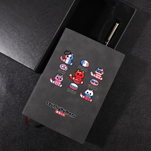 countryhumans 国拟ch五常同人周边英俄德瓷美同款笔记本子记事薄