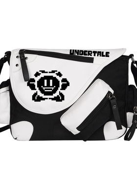 Sans背包 UNDERTALE周边斜挎包 传说之下 动漫单肩二次元学生书包