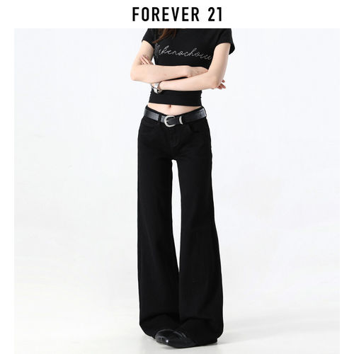 Forev21美式辣妹黑色低