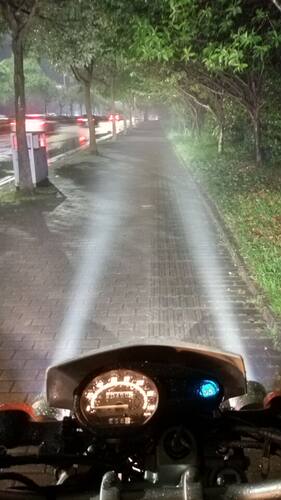 摩托车电动车LED大灯车灯CREE T6 U2 XML2远射王 15W外置灯