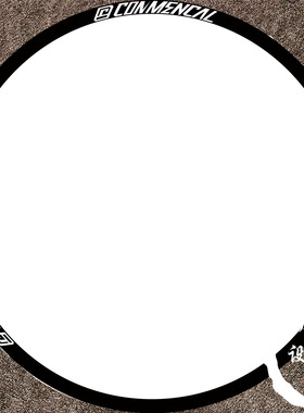 COMMENCAL自行车轮圈贴纸单车轮组贴纸公路车轮组贴纸反光贴定制