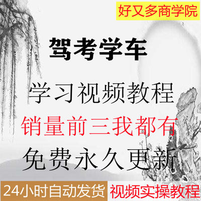 驾校学车视频包过科目一二三四驾考视频教程模拟驾驶开车软件教学