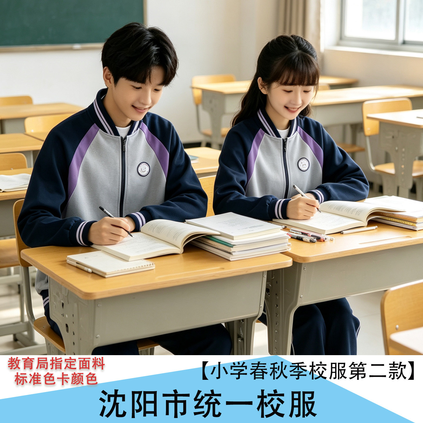 沈阳市小学生统一校服秋男女同款