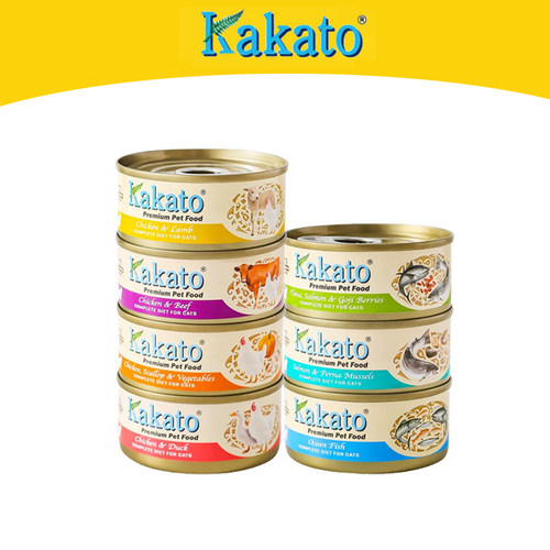 Kakato卡格 天然进口猫罐头 猫全营养主食罐系列 70g