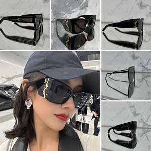 新品YSL/圣罗兰墨镜太阳镜大LOGO蝶形猫眼板材Rose同款墨镜SLM95