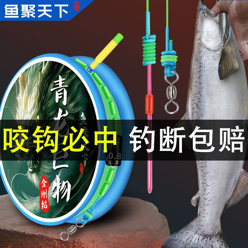 鲢鳙专用主线金刚结线组大物套装青鱼跑铅钓鱼线组巨物专用渔具,户外/登山/野营/旅行用品,线组,淘宝优惠券,粉丝福利购,淘宝优惠卷