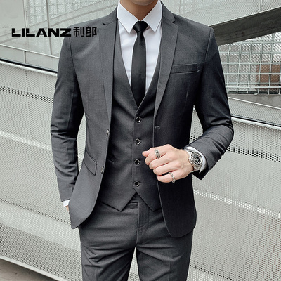 利郎男士商务休闲西服套装