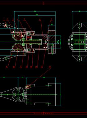J234-机械手夹持器设计\机器人CAD图纸