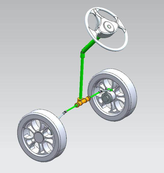 cl235-大学生方程式赛车转向系统设计汽车cad图纸