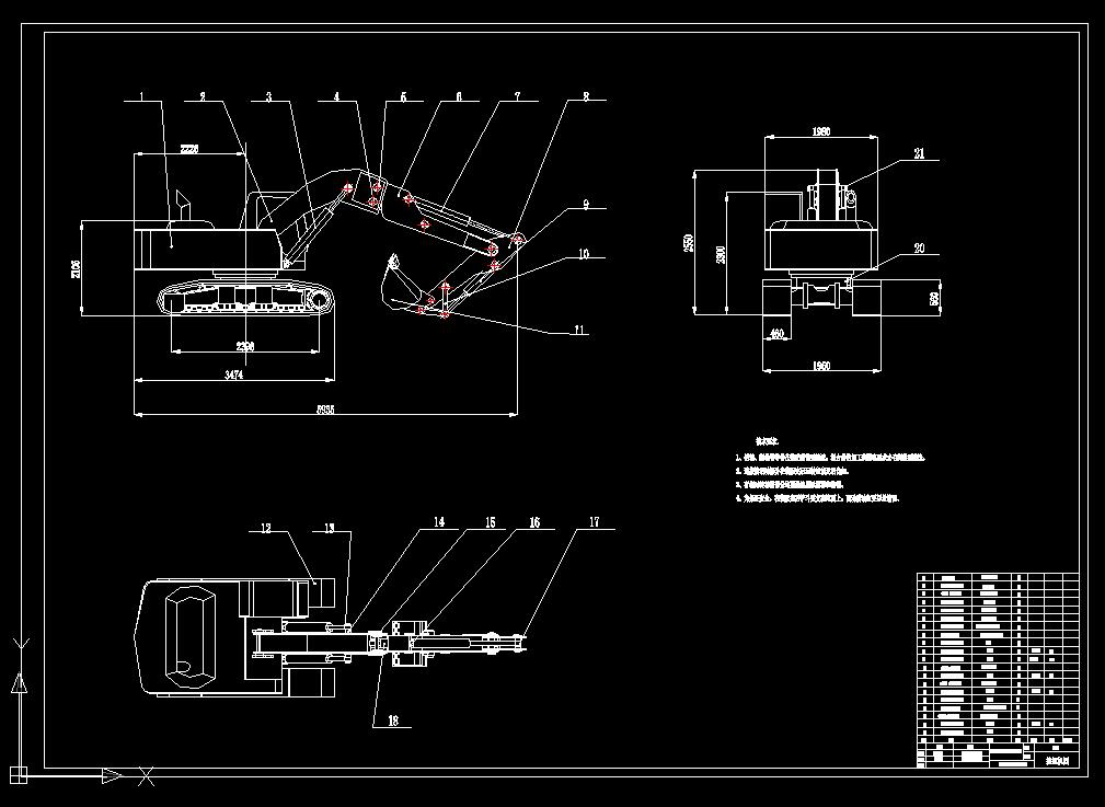 J480-挖掘机液压控制系统分析并用simulink仿真CAD图纸