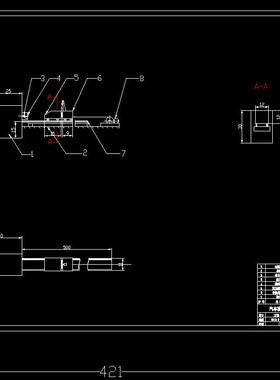 CL231-汽车碰撞模拟实验台设计CAD图纸