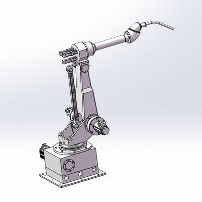 J1666-小型焊接机器人结构设计-机械手【说明+6张CAD图+三维STP】