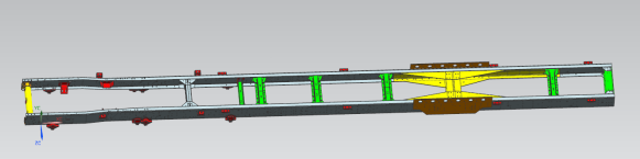 CL239-重汽斯太尔汽车车架设计及有限元分析CAD图纸