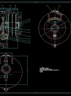 J967-高楼火灾逃生装置设计CAD图