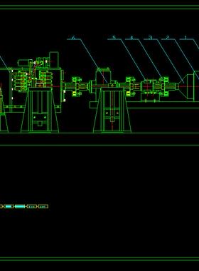 CL195-液压机械传动开式试验台设计CAD图纸