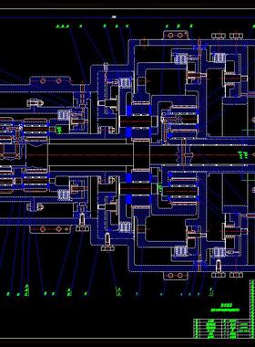 CL232-油电混合动力汽车行星齿轮箱设计CAD图纸