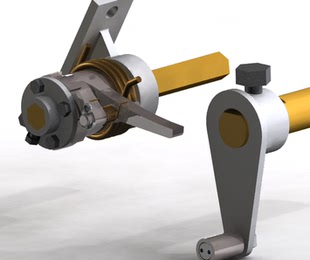 J085 钵育水稻栽秧机分秧纵向进给机构设计CAD图纸