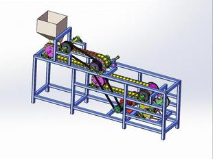 三维SW模型 CAD图纸 红枣去核切片机设计及仿真 J1555