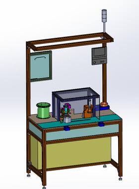 J606-自动涂胶工作台的设计/机械结构设计CAD图
