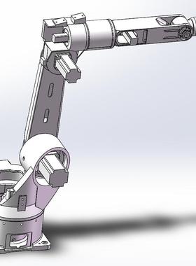 J314-一种五自由度串联机器人的设计\机械手CAD图纸
