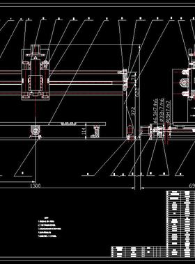 J583-雕刻机的设计/机械结构设计CAD图