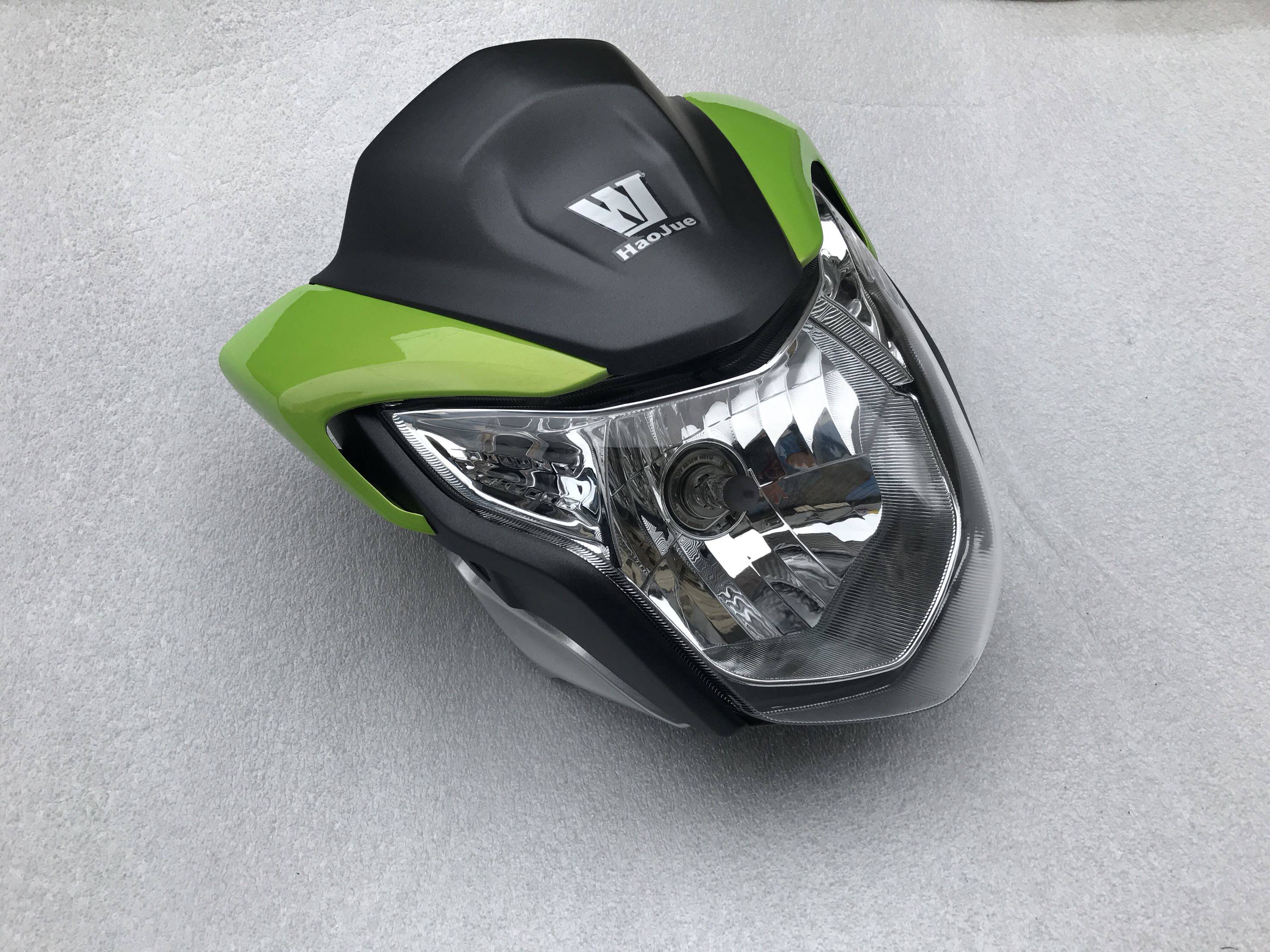 适用于摩托车配件 豪爵小钢炮ka125 hj150-22/-22a大灯导流罩大灯