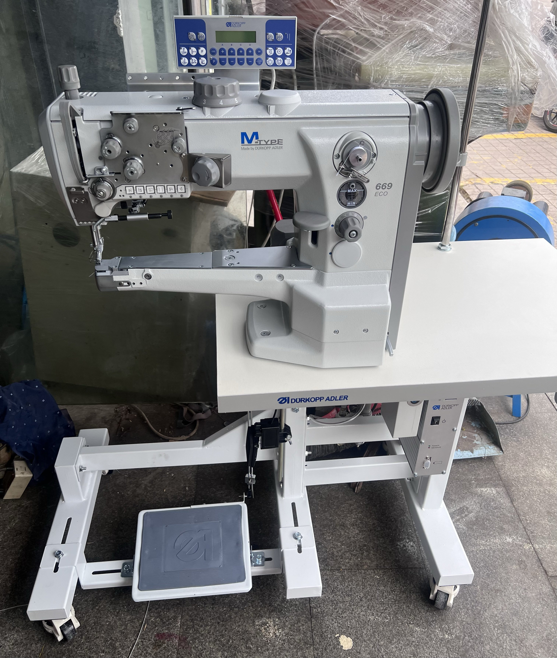 杜克普669奢侈品包包皮具 家具沙发汽车内饰明缝包边缝纫电子手轮图片
