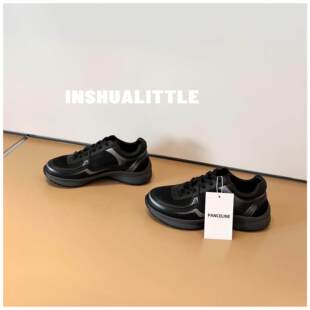 26s新款 INSHUA03 品质优选 女3.5cm 拼色渐变运动休闲鞋