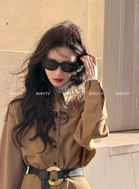 新款金属字母猫眼太阳镜墨镜