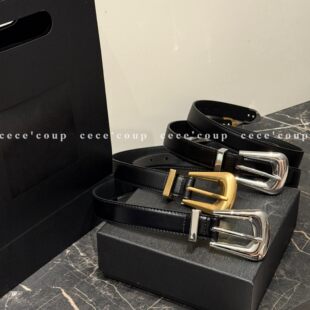 皮带 INSHUA 经典 金属扣女士腰带 26FW 匕入单品 新品