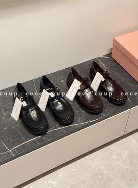 INSHUA 宝藏 Shoe06/27 新品 26FW 褶皱平底玛丽珍单鞋 女