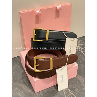 字母百搭腰带 INSHUA 皮带女士 26FW 新品