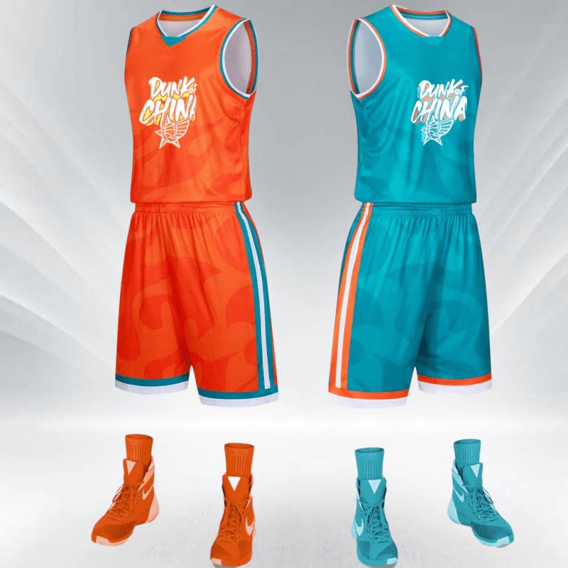 个性球衣篮球服男套装定制迷彩无袖运动背心大学生比赛定制训练服