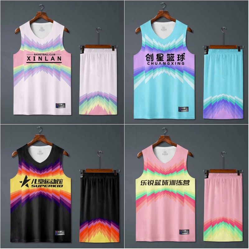 夏季篮球服套装男定制大学生比赛训练迷彩背心儿童篮球球衣队服女