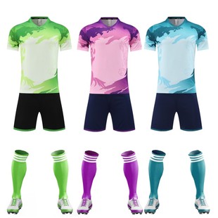 儿童足球服套装男童女生夏季学生训练服比赛队服定制足球运动球衣