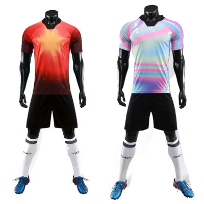 光板纪念版足球服套装定制组队比赛训练队服大学生运动足球衣