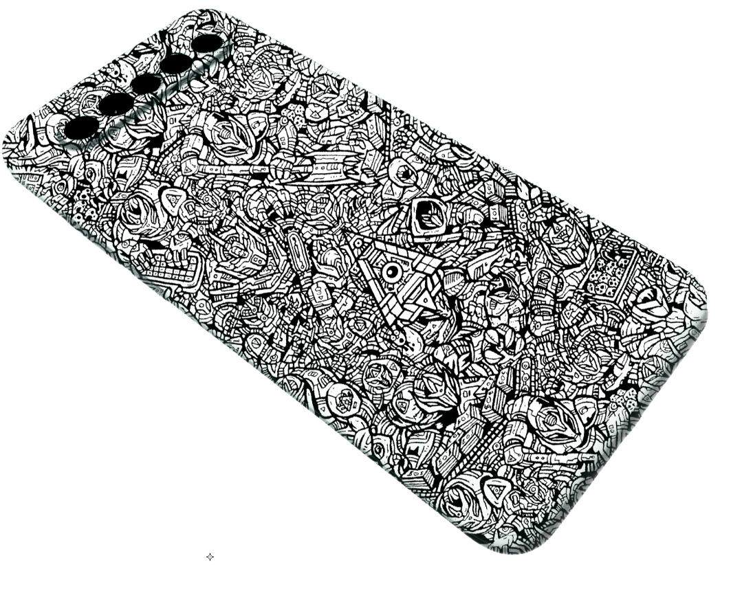 3M贴纸魅族全包背贴碳纤背膜迷彩